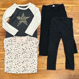 Kids Cat & Jack 4 Item Bundle Size 4/5